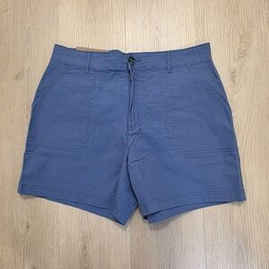Eddie Bauer Blue Ripstop Outdoor 5" Inseam Hiking Camping Shorts Size 12